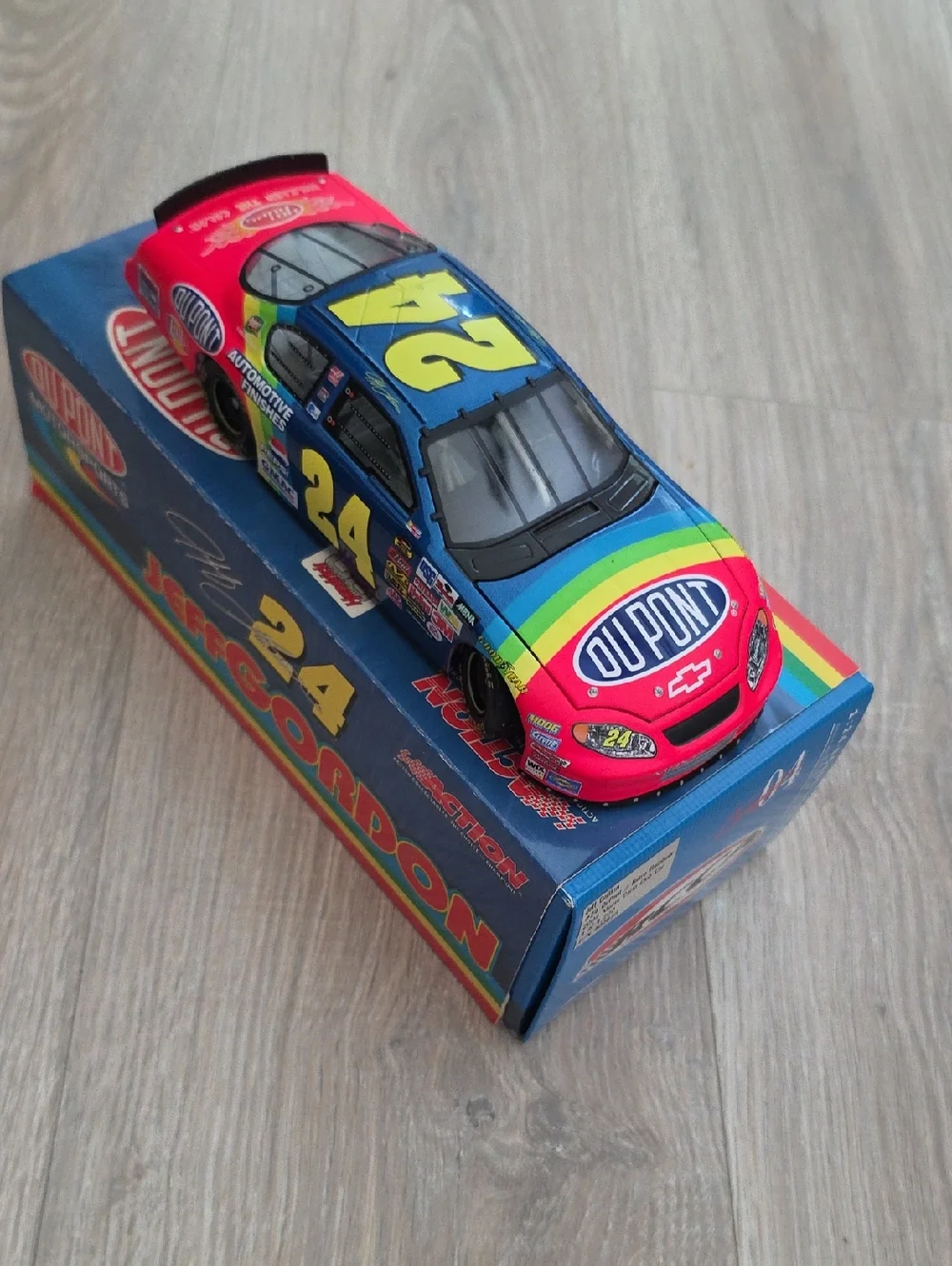 Jeff Gordon #24 DuPont Rainbow Die-Cast Race Car | 1 Of 1200